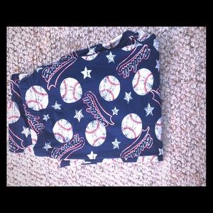 Plus size 12-18 baseball leggings